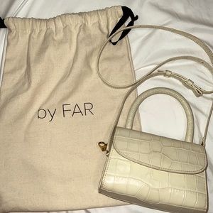 By far Croc print bag